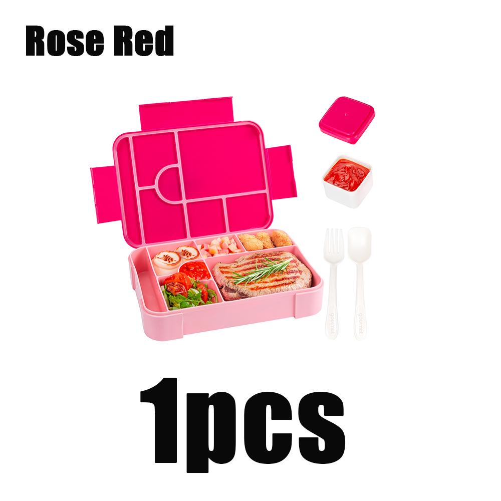 1 szt. Pudełko śniadaniowe Bento o dużej pojemności Pojemność Pudełko Bento do mikrofalówki Szczelne Uszczelnianie Przenośny Dzielony Pojemnik na żywność Utrzymujący świeżość