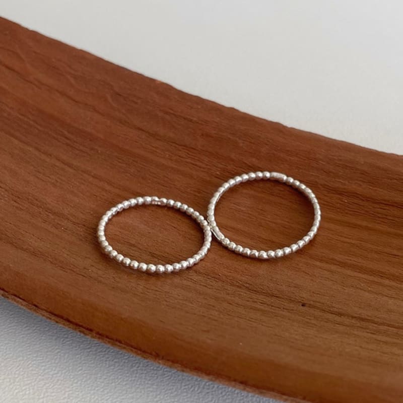 geegee [silver925] tiny ball ring (2color)