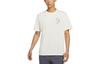 T Shirts Men's White Crew Neck Moderate Straight Fit DM2189-902