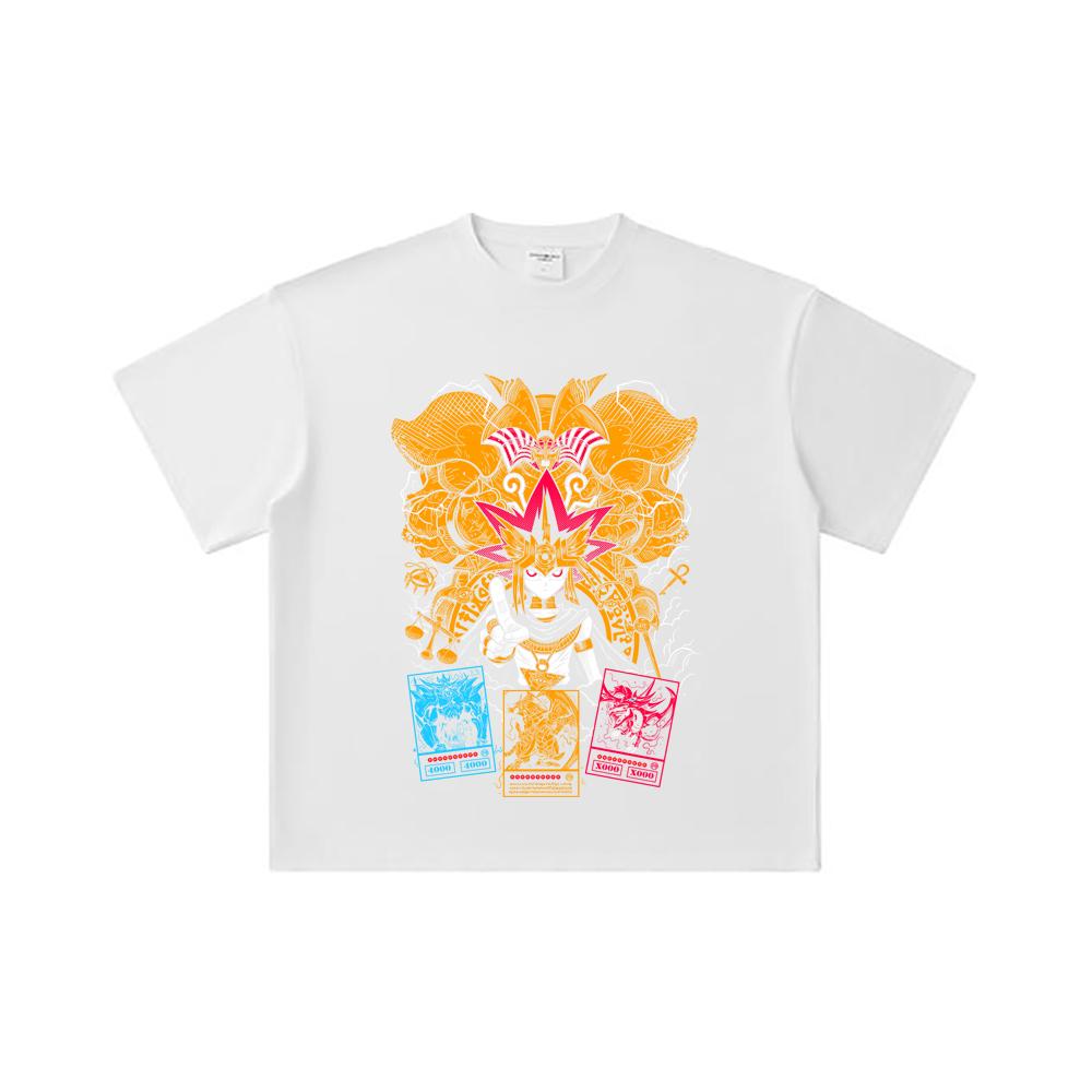 260 GSM Double Yarn 32 Count 100% Cotton Yu-Gi-Oh V1 Exodia Print Unisex Heavy Cotton T Shirt