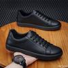 Men 2025 new Casual Sneakers Outdoor Walking Flat Shoes Men Fashion Style White Sneakers Round Head Lace Up shoes Zapatillas