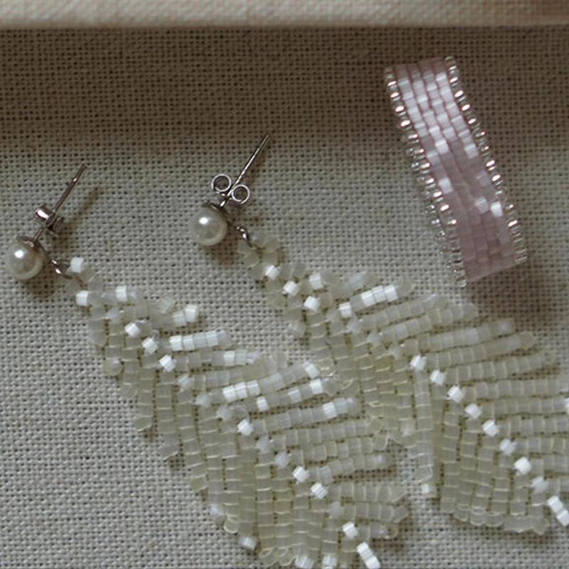 Silver Needle Resin Flower Tassel Earrings: Vintage, Versatile, Light Luxury Fashion Jewelry for Women