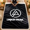Flannel BlanketLinkin Park Warm Soft Throw Blanket for Indoor Sofa Bed Living Room Use
