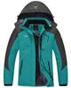 YSENTO Fleece Outdoor Jacket for and Warm and Removable Windproof and Brushed 01 XL Women's Jacket, Hiking, Skiing, More, Hood, Water-Repellent,