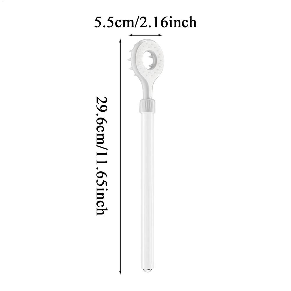 Back Scratcher Extendable Double Sided Scrubber Brush Retractable Scratching Tool For Shower Neck Head Family Pets Friends Men