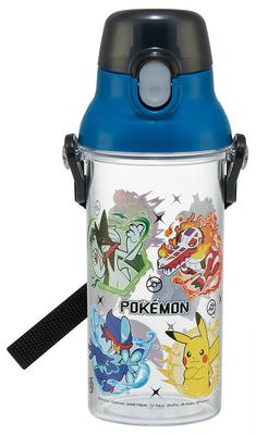 Skater Clear Water Bottle 480ml Plastic Clear Bottle for Children Made In Japan Pokemon 25 Boys PSB5TR69636 Children's