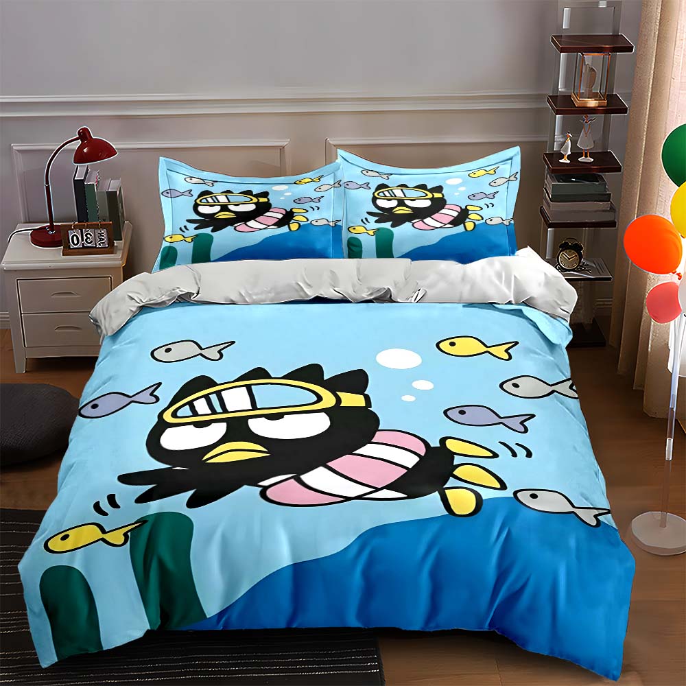 

Cartoon underwater theme. Bedding Duvet cover sets Duvet covers Pillowcases gifts (1 * Duvet Cover 2 * Pillowcases, without duvet insert) 135x200cm