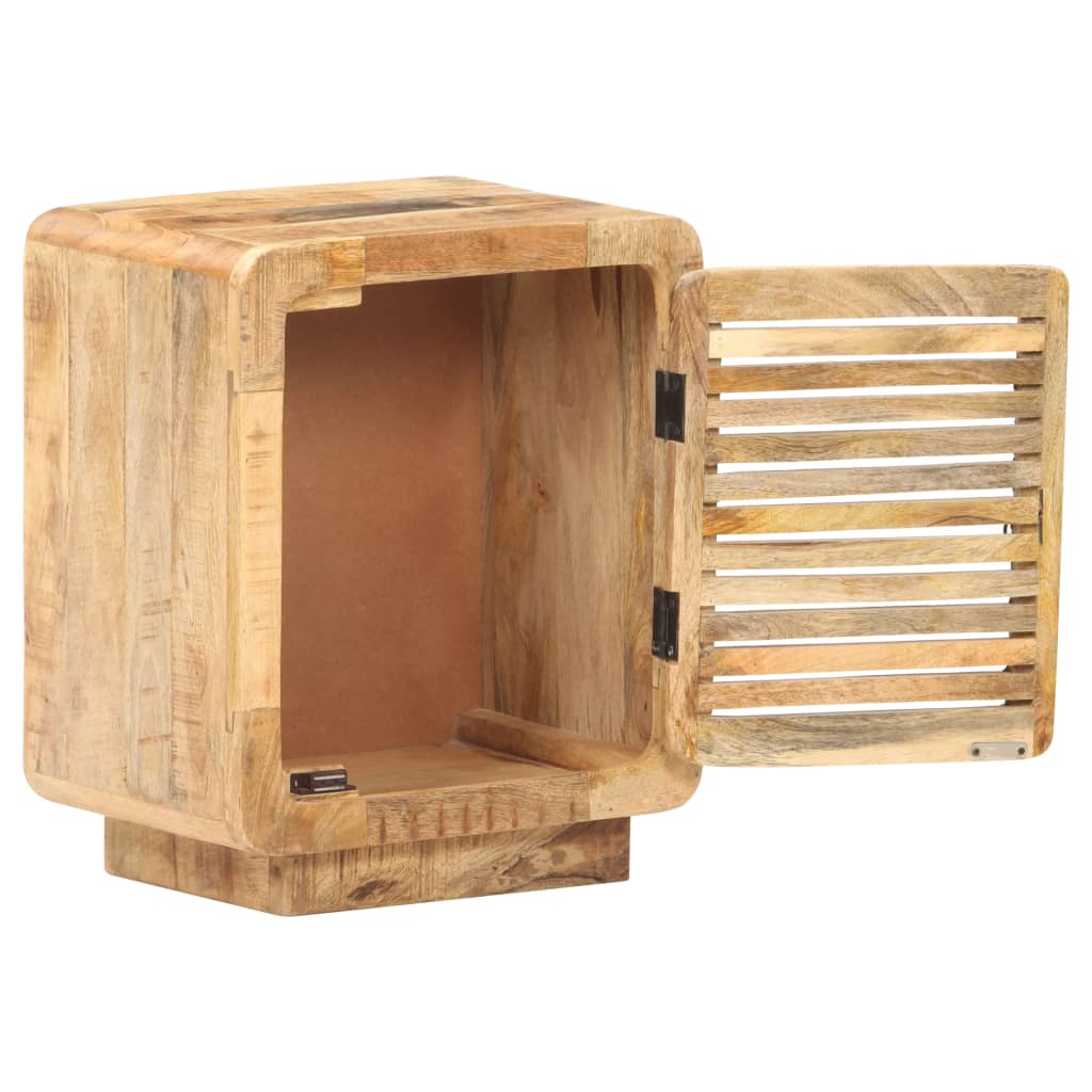 Nightstand 40 x 30 x 50 cm Rough Mango Wood