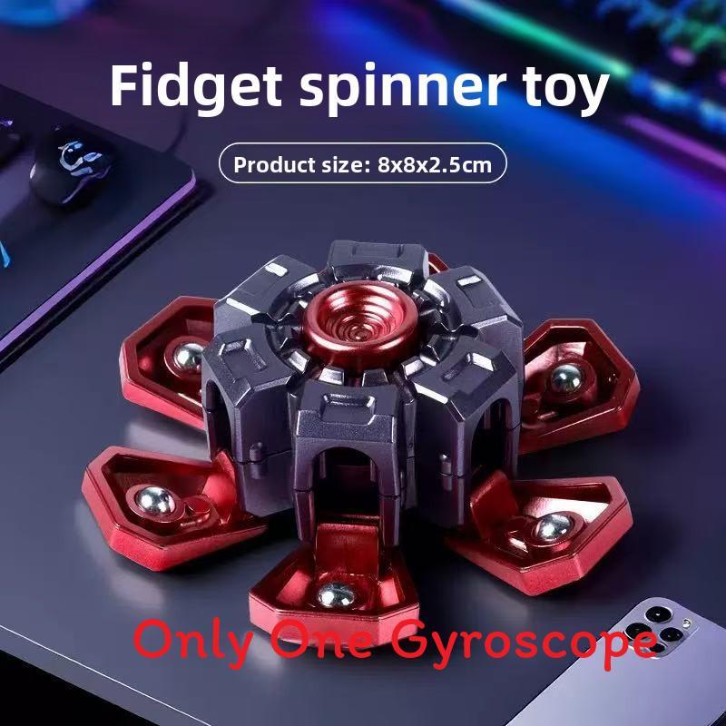 Creative Transforming Finger Gyroscope With Mechanical Deformation For Stress Relief And Gaming Fun
