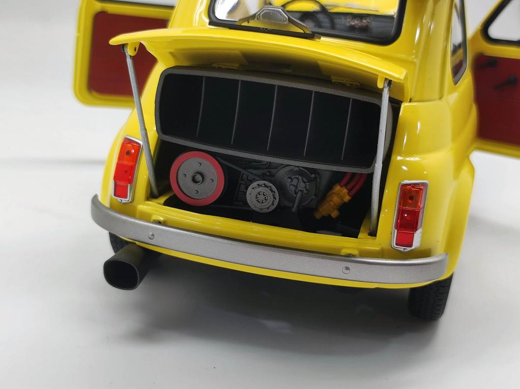 S14 Character Vehicle Series Lupin Castle of Cagliostro FIAT 500 Scale Diecast Miniature Car III 1/12 (Unisex)