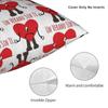Bad Cute Bunny Square Pillow Cases Music Cushion Cover Awesome Polyester Decor Throw Pillow Case Cover for Seat 18"