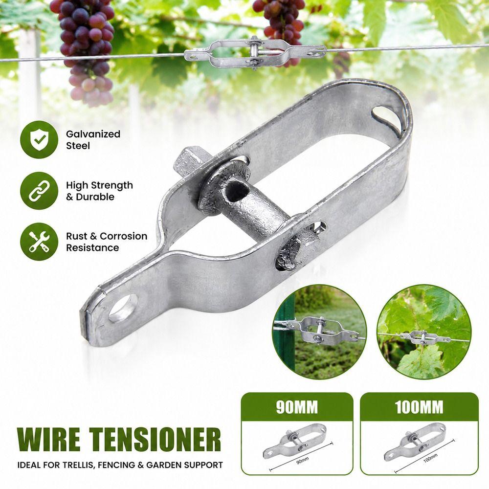 Galvanised Wire Tightener Heavy Duty Electric Fence Tightener New Wire Ratchet Tensioner Home