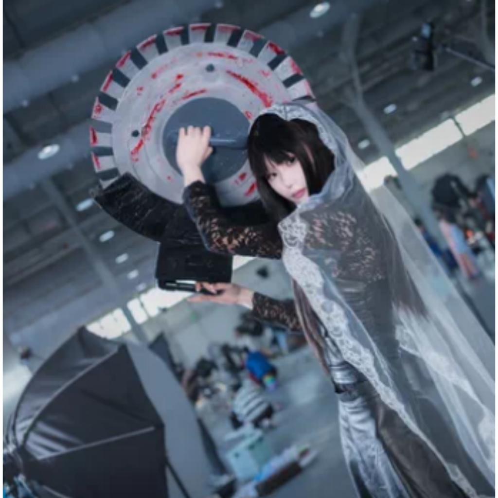 Osaragi Cosplay Anime Sakamoto Days Costume Wig Dress Veil Coat Outfit Women Assassin Shishiba Halloween Carnival Full Set