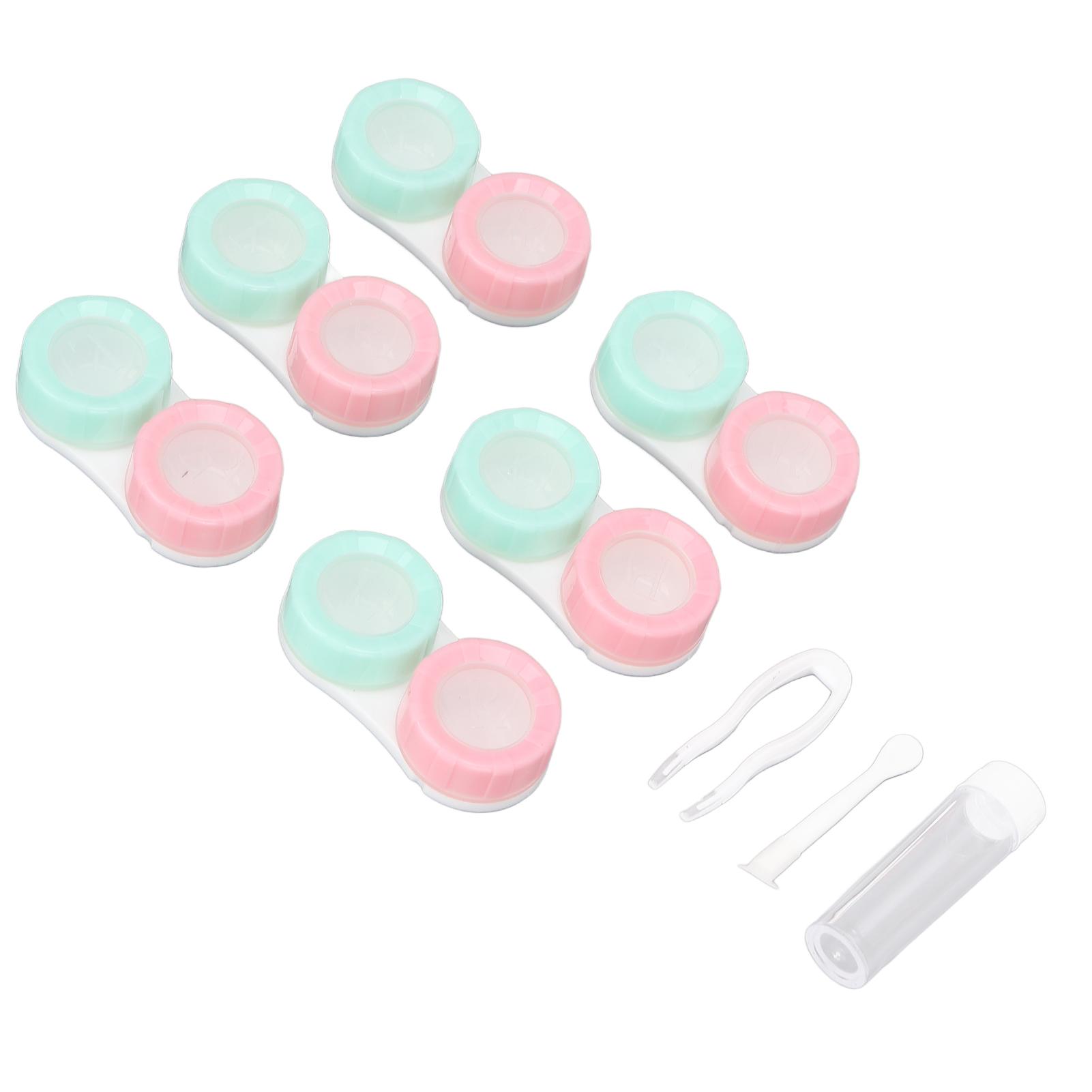 

Футляр для контактных линз Профессиональный простой портативный косметический держатель для контактных линз с уходом