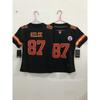 Kids Boys American Football Jersey Kansas City Chiefs Style Cotton Blend Sport Uniform Practice Fan Wear