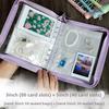 1 Set Candy Colors Convenient Large Capacity Photo Album Includes Sealed Bag Portable Multiple Sizes Multi-Function 25.3x18.5cm