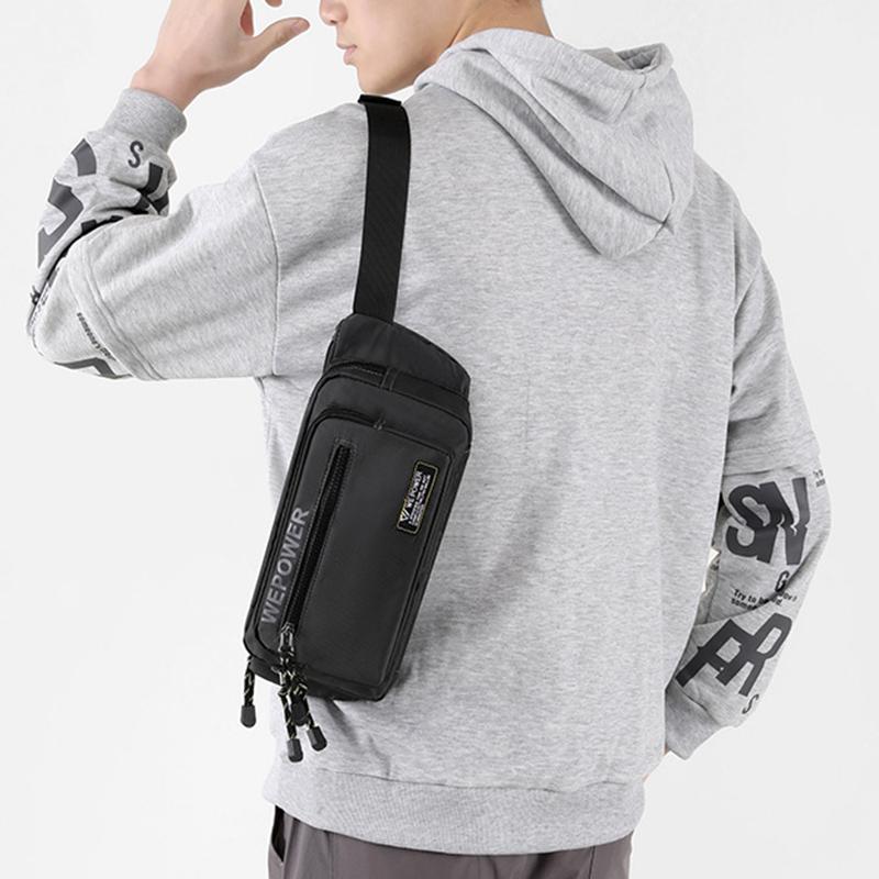 Männer Fanny Taille Pack Bum Hip Kreuz Körper Brust Tasche Militär Mehrzweck Reise Wasserdichte Nylon Männlichen Sling Gürtel Pack taschen