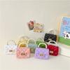 Moda Bambini Borse a Tracolla in Pelle PU Borse a Spalla a Forma di Cuore per Ragazze Portamonete Mini per Bambini Borsa Jelly Borsa a Mano per Bambini Regali
