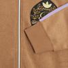 Adidas X Blondey Boucle Track Top Earth/Magic Lilac Unisex Outerwear Brown IK9615