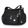 1Pc Women's Waterproof Oxford Multi-Compartment Shoulder Bag – Stylish Travel Accessory for All Ages