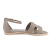 Excellent HERMES Sandals Santorini Epsom Leather Women 38 Used