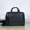 Genuine Leather Men's Briefcase Handbag Large-capacity Single-shoulder Crossbody Bag Cowhide Men's Bag