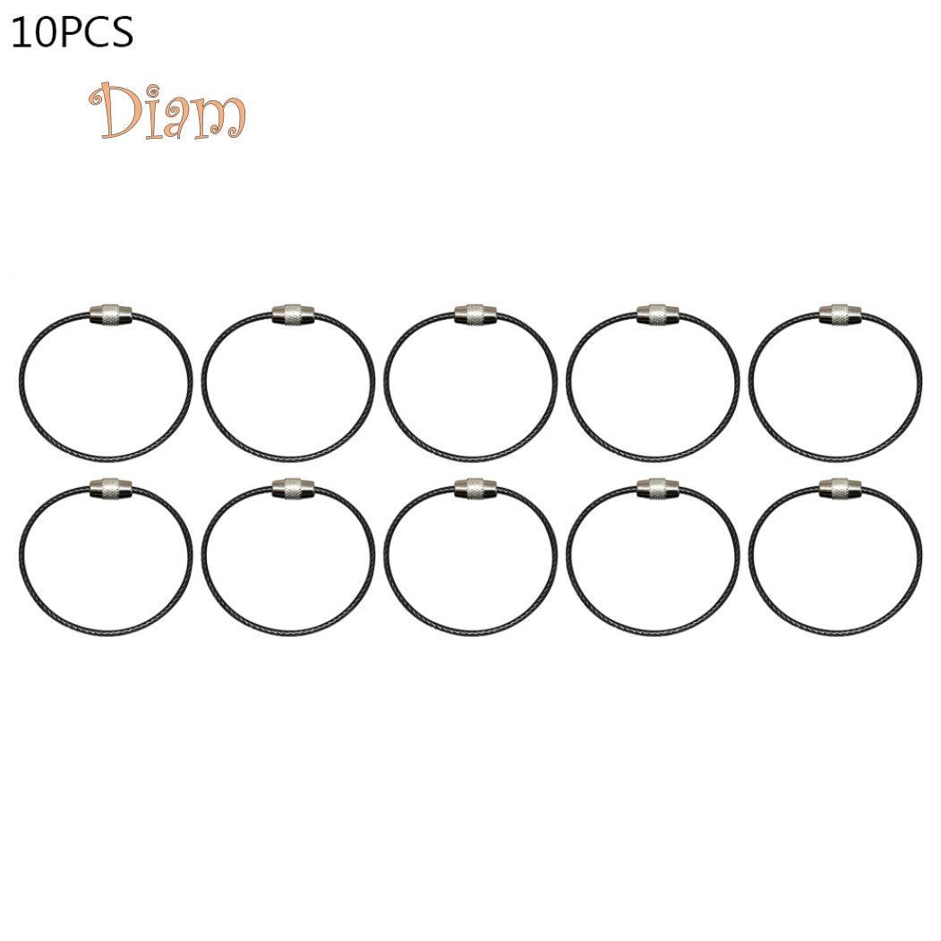 

5/10 штук держатель для брелока 10pcs чёрный