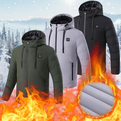 Newly Upgraded Dual Control 4 Heating Vest Constant Temperature Intelligent Electric Heating Coat