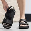 Fashion Fashion Brand Summer Men's Comfortable Cowhide Lightweight Latex Mat Sandals Outdoor New Men's Anti Slip Breathable Beach Shoes