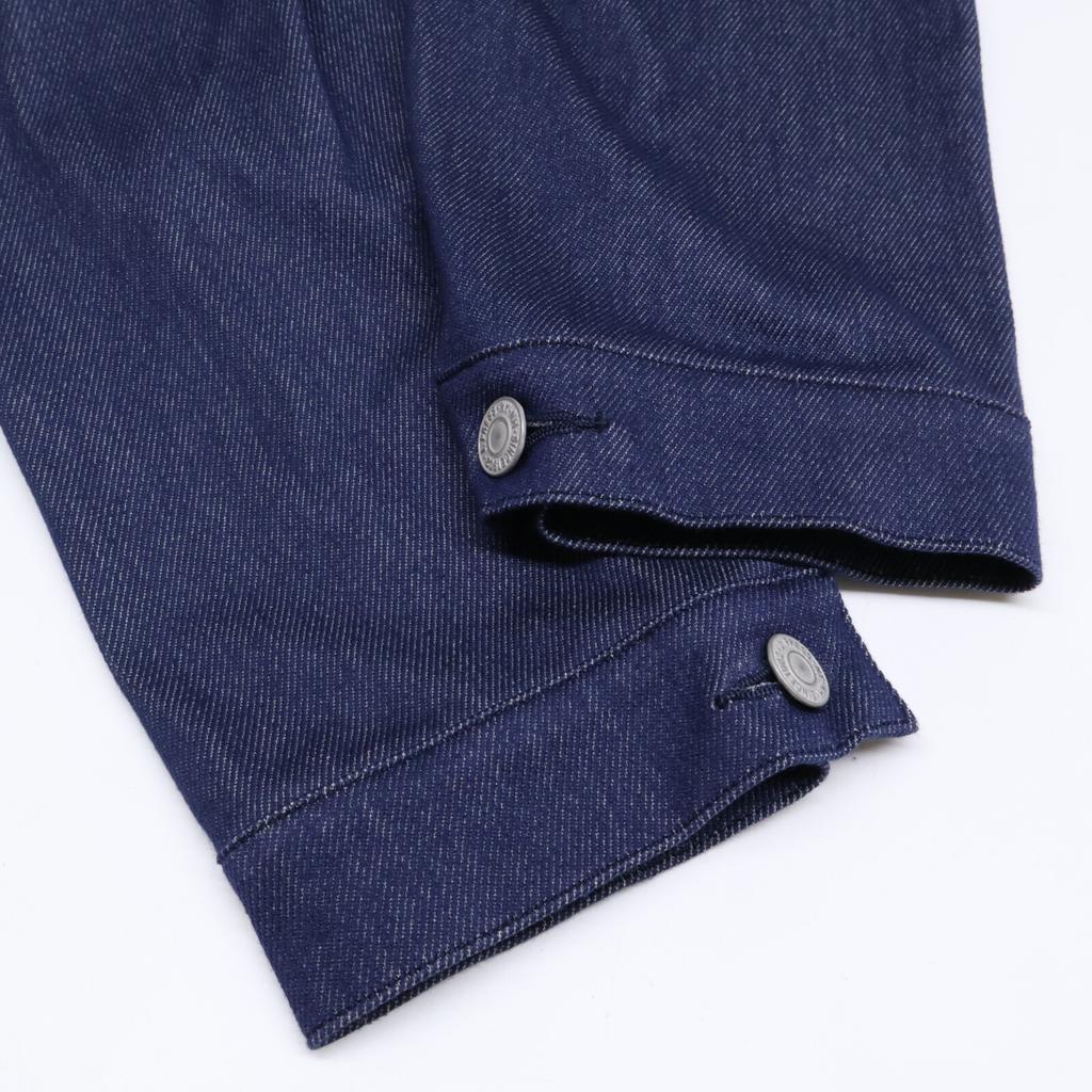 J.PRESS KANEMASA JERSEY Jersey Tracker Denim Jacket Jacket L NavyUsed