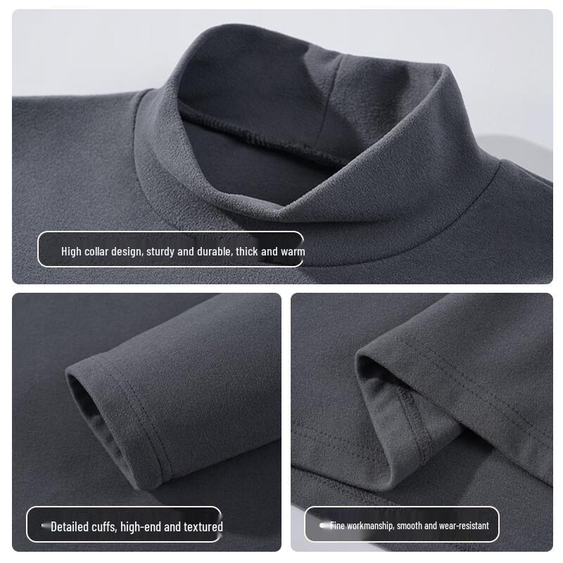 Baleno Men's Thermal Half-High Collar Base Layer Shirt