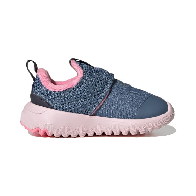 Adidas Suru365 Fleece Comfortable Durable Low-Top Walking Shoes Baby Shoes Blue Pink GY6677