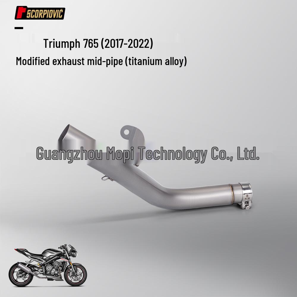 

Комплект выхлопной системы из титанового сплава Triumph 765 (2017-2024) - Неразрушающая установка