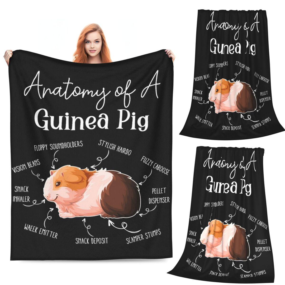 

Guinea Pig Daily To-Do List Blankets Soft Warm Flannel Throw Blanket Bedspread for Bed Living room Picnic Travel Home Sofa 80x120cm