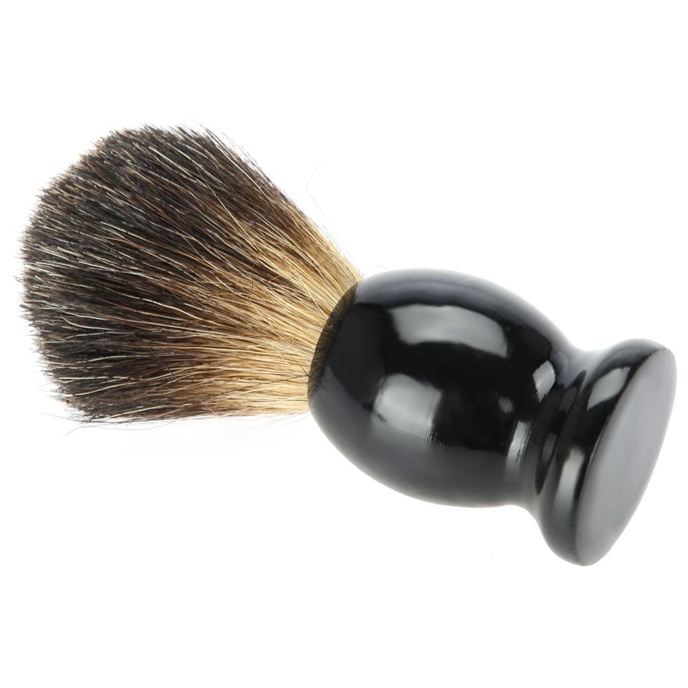 Portable Men Wood Handle Beard Shaving Brush Barber Salon Tool