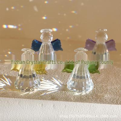Crystal Angel Doll Decorative Ornament for Wealth Protection Gift