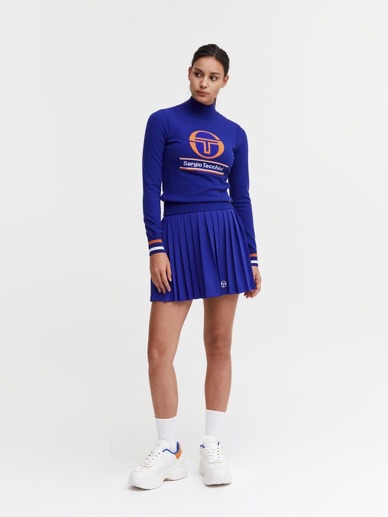 SERGIO TACCHINI W Resort Wool Logo Sweater Pullover