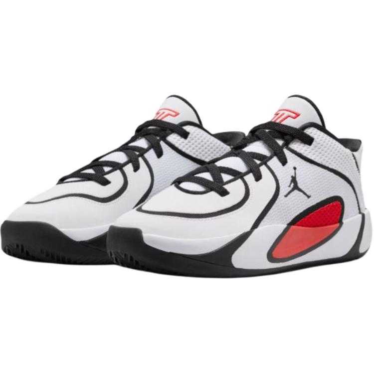 Air Jordan Tatum 4 PS Biela University Red Detské tenisky Čierna HQ4610-101