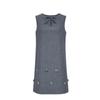 VEROMODA 2025 Fall Bow Beaded Sleeveless A-Line Mini Dress