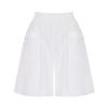 SELLY'S Stitch Pocket Half-Length Elastic Pants_I6B-Cpt033