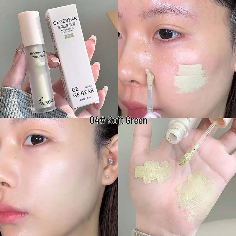 Gege Bear Natural Brightening Long-Lasting No-Smudge Concealer/Foundation Liquid 3.8g