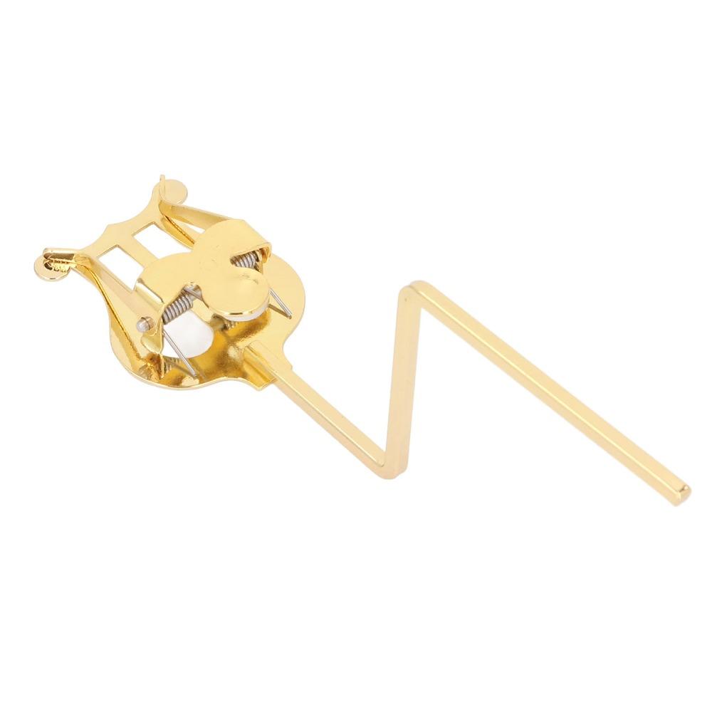 Gold Color Saxophone Lyre Holder Alloy Alto Saxophone Accessory For Outdoor Practice