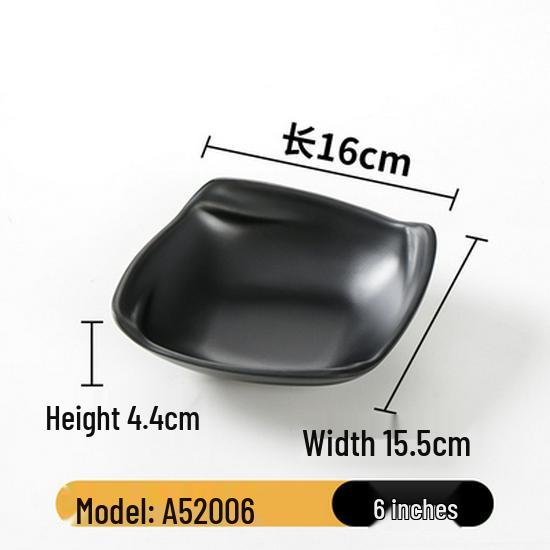 Melamine Plate: Imitation Porcelain Dinner & Snack Plate for Restaurants & Bars