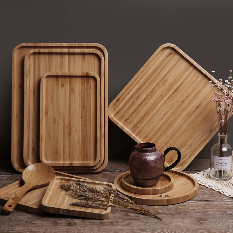 Bamboo Wood Multipurpose Serving Tray