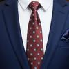 Gravata Masculina Cor Vibrante Formal Estampada Listrada Noivo Casamento Gravata Padrão Claro Pontiaguda Escritório Banquetes Gravata de Pescoço Roupa de Negócios