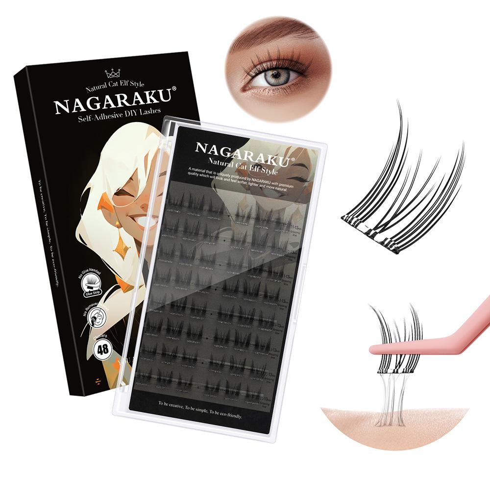 NAGARAKU No Glue Needed DIY False Lashes Without Tweezers