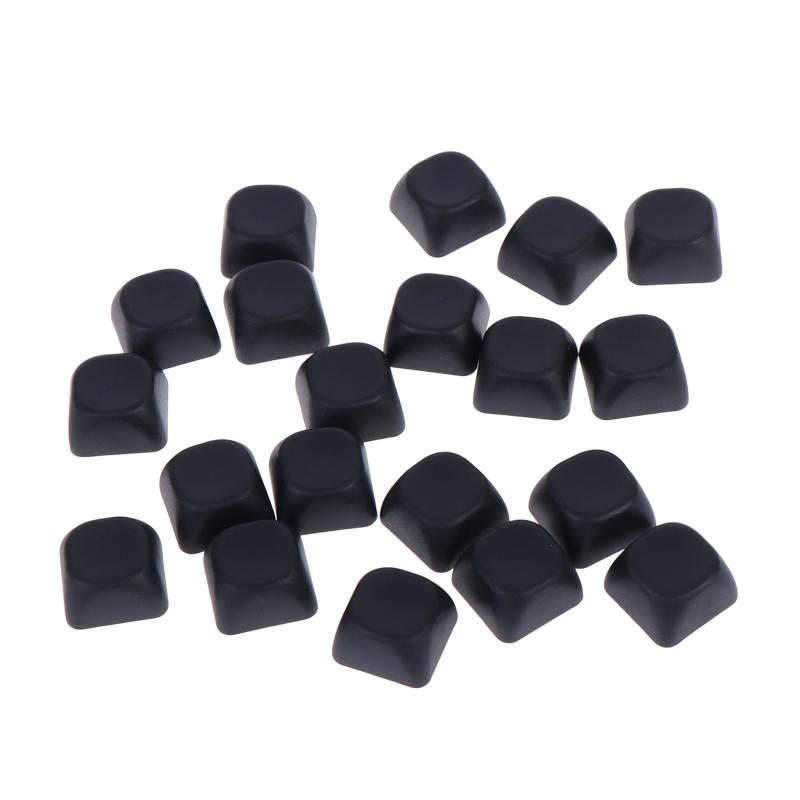 10/20Pcs MOA Profile PBT Keycaps 1U Blank Non-Engraved Wear-Resistant Key Covers for Mechanical Keyboard Replacement