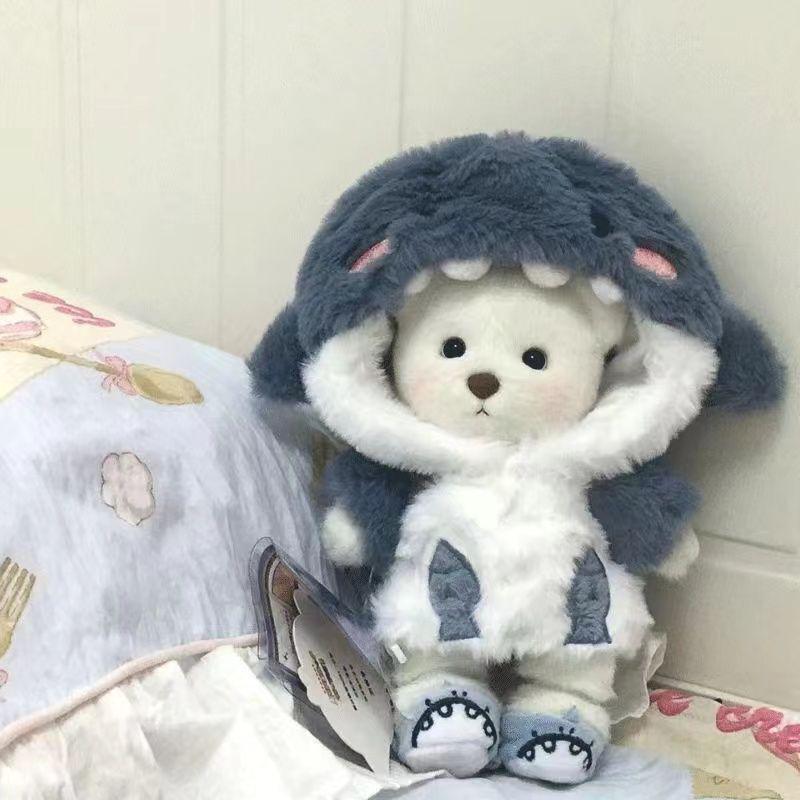 Super süße verwandelbare Bärenpuppe - Schlafbegleiter Kuschelkissen für Mädchen