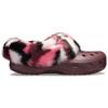 Crocs Classic Clog Mammoth Cotton Sandals Women's Burgundy