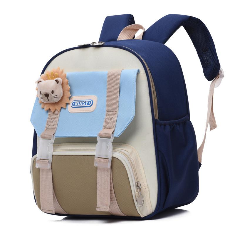 Adorable Oxford Fabric Animal Design Kids Backpack Breathable For Boys And Girls